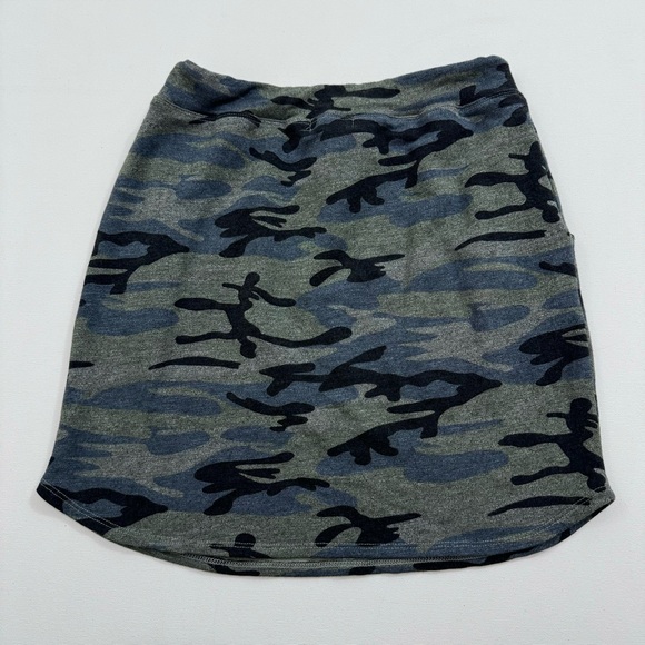 Sundry For Evereve Camo Saturday Mini-midi Skirt Size 0 - Picture 7 of 7